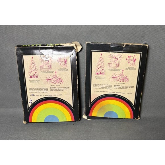 Vintage Decor Noel Spunglass ANGEL HAIR (1.5 Oz. Boxes) ~ Lot 2 - Picture 5 of 12